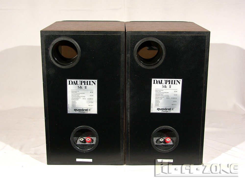 Paire D'Enceintes Quadral Dauphin - 100W - 4 Ohms - Vintage 1993 - Bon État