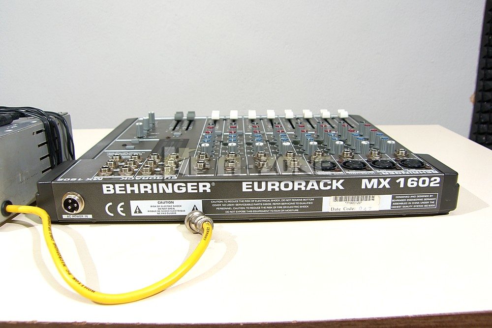 behringer mx1602 manual