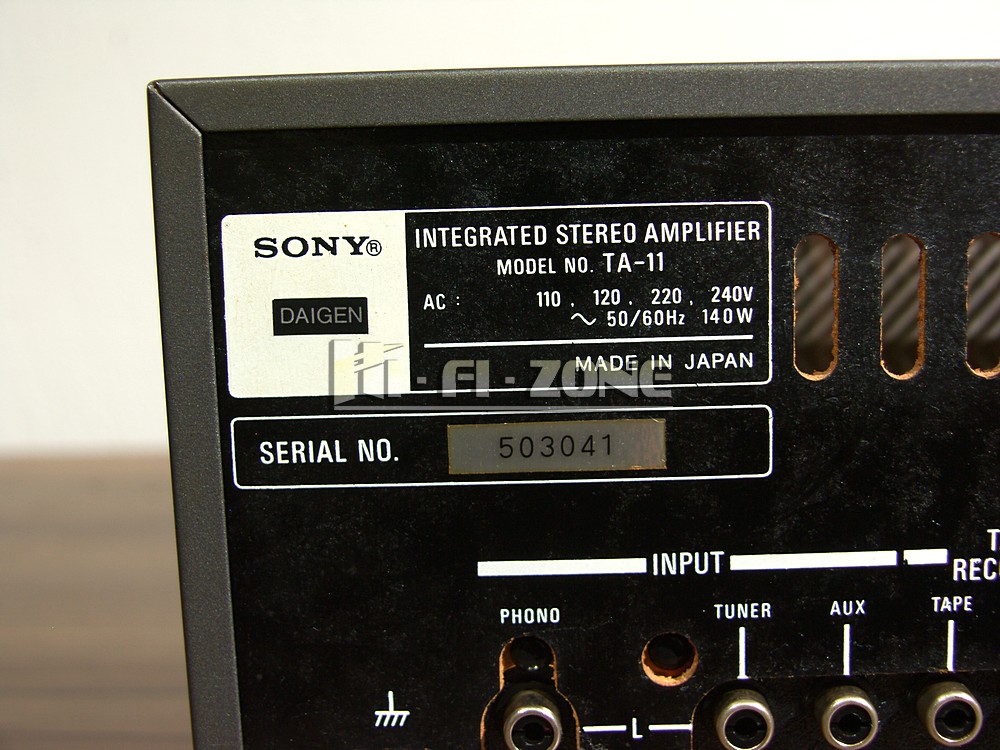 Sony ta-11 | Hi-Fi-Zone - Аудио Техника Sony ta-11 | Hi-Fi-Zone - Аудио Техника